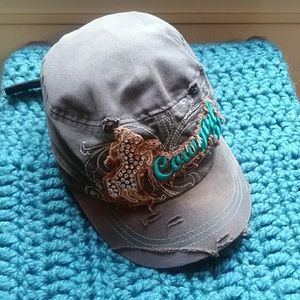 Cowgirl up hat
